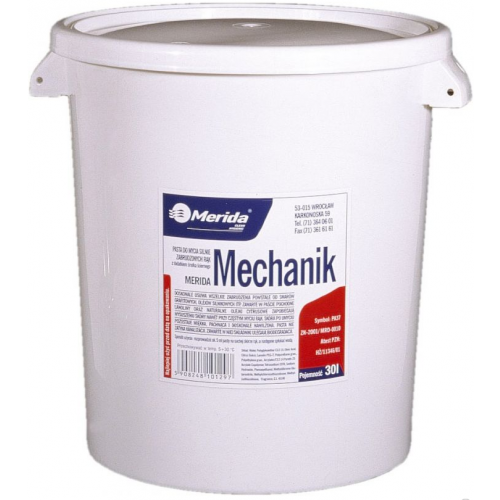 Merida MECHANIK Pasta do mycia silnie zabrudzonych rąk 10 kg wiadro